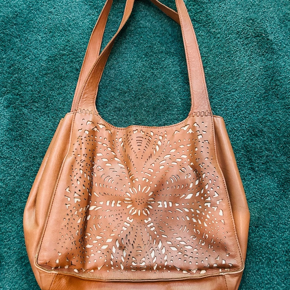 Elegant Tan Tote Bag